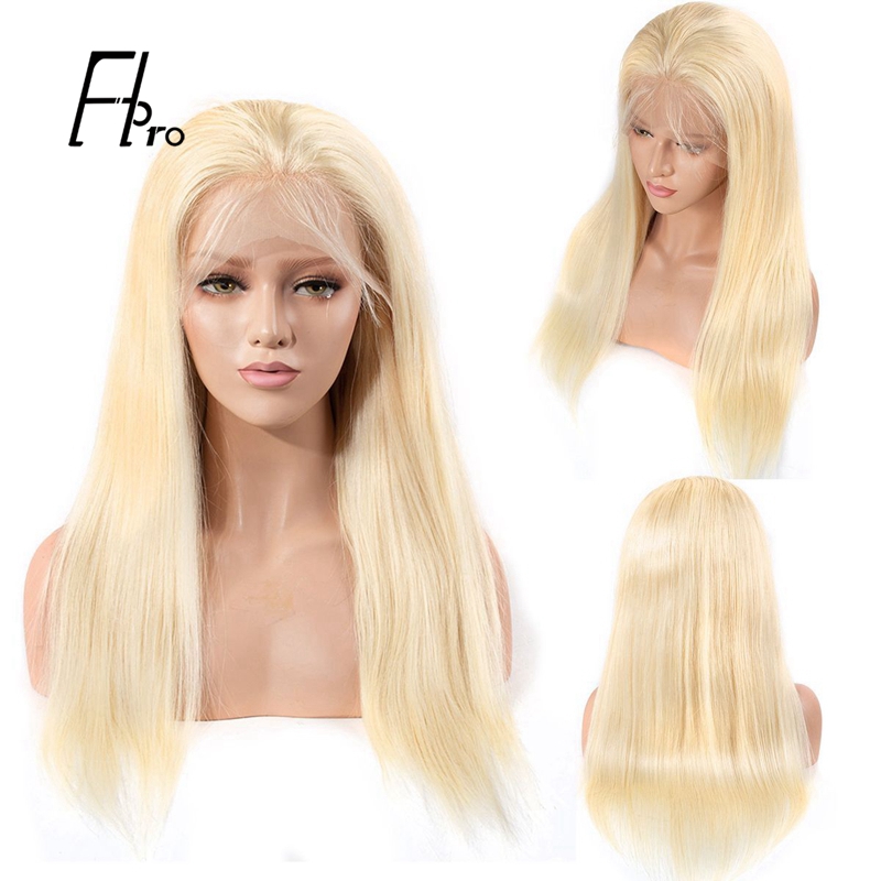 13×6 HD Lace Wig Straight 180% Density 613# Blonde Invisible Lace